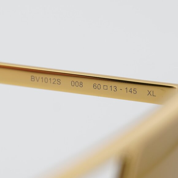 Bottega Veneta BV1012S 008 Sunglasses Gold Aviator Frame, Nicotine Lenses main image 9